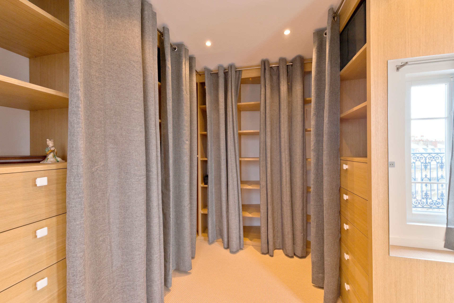 Big beautiful walk in wardrobe. Luxury modern home